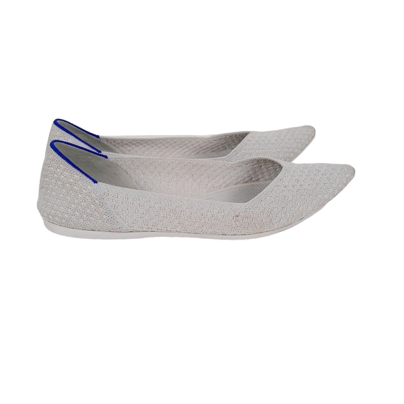 Rothy's The Point in Salt Honeycomb Flats - Picture 4 of 13